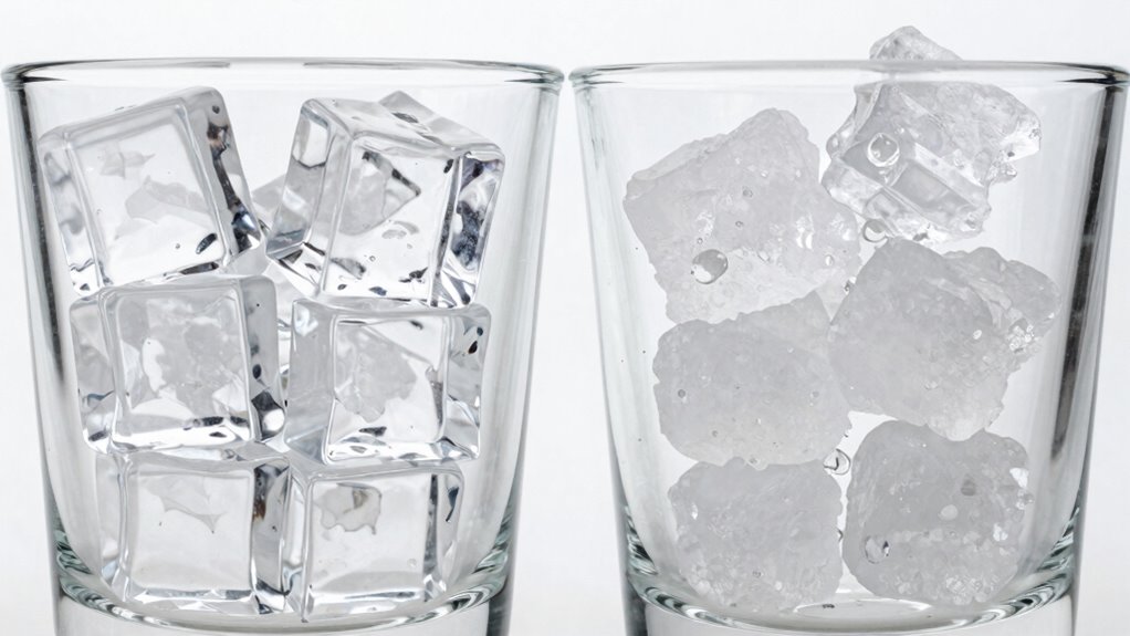 ice shape influences flavor perception