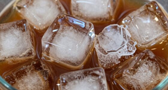 ice texture affects coffee taste