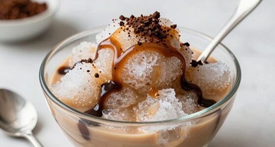 iced coffee dessert delight