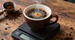 incorrect coffee to beverage ratio