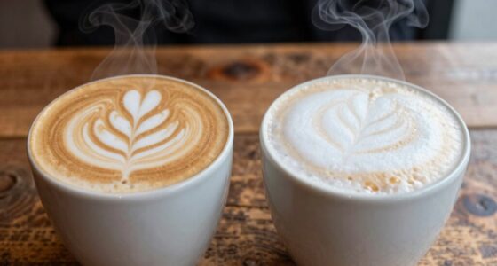 lactose free cappuccinos differences