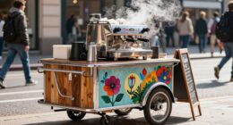 mobile coffee cart identity
