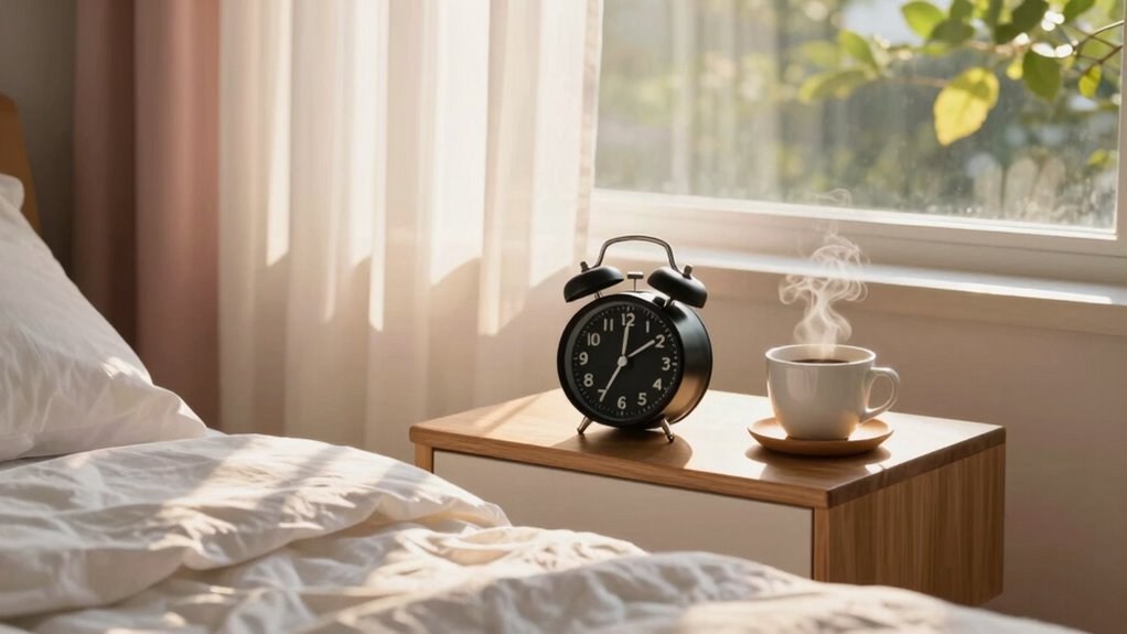 morning awakening and coffee