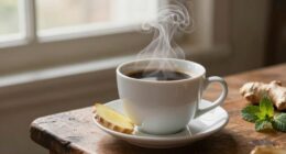 morning coffee and stomach relief