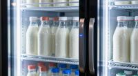 optimal milk storage temperature