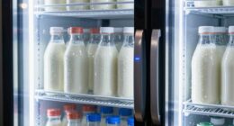 optimal milk storage temperature