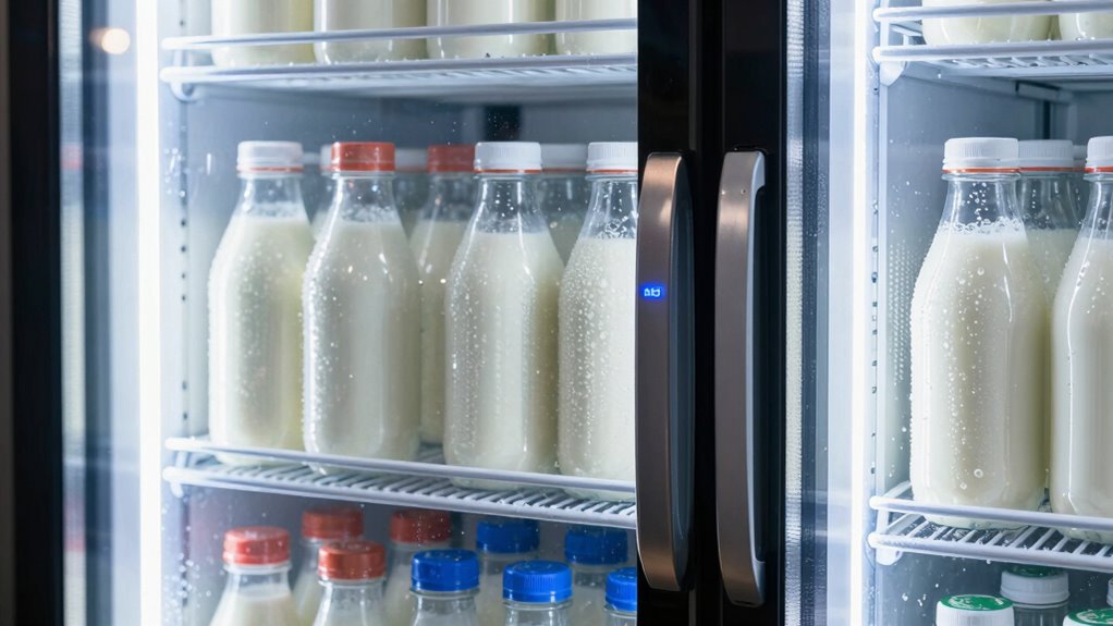 optimal milk storage temperature