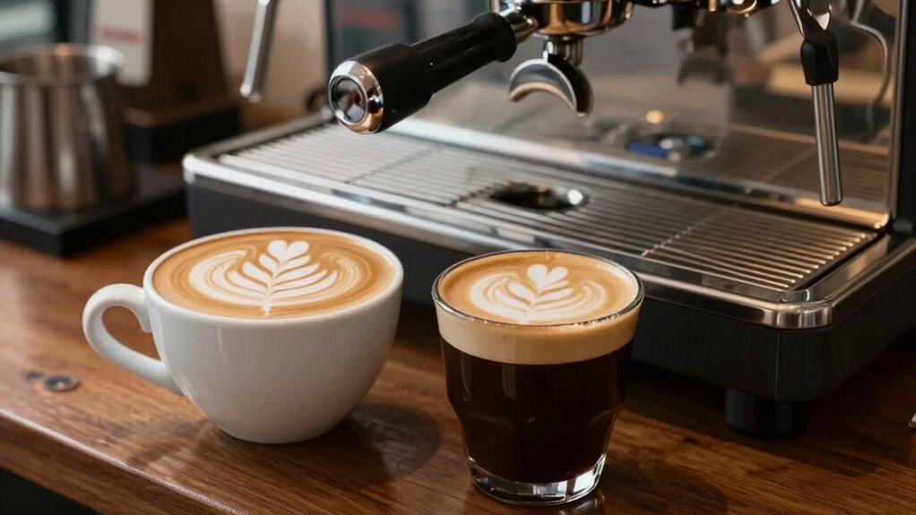 optimized espresso and milk workflow