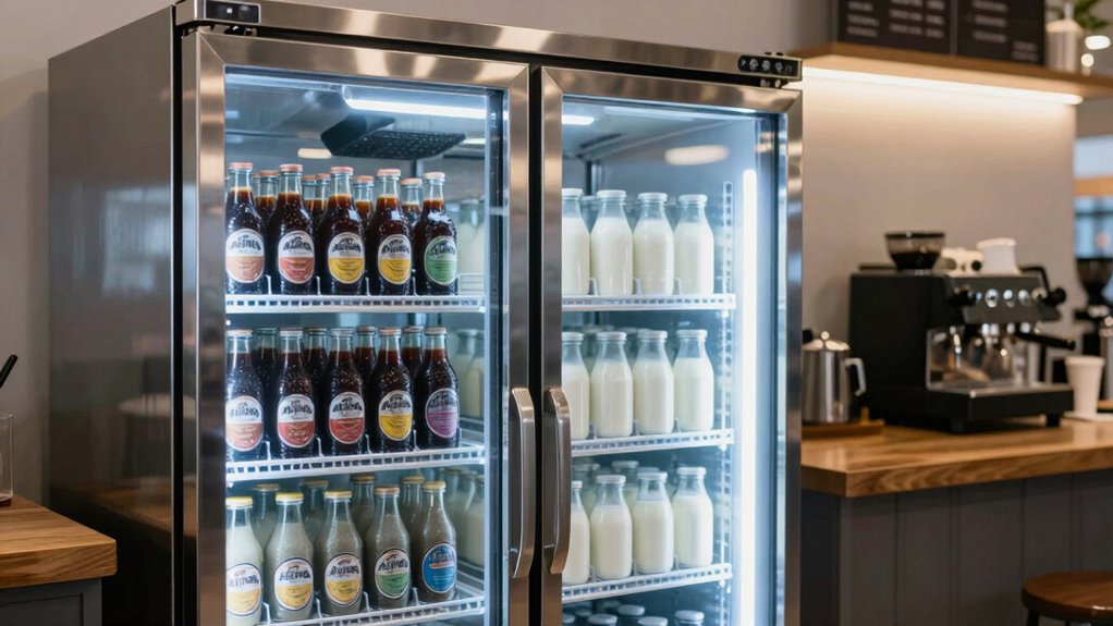 organized precise beverage storage