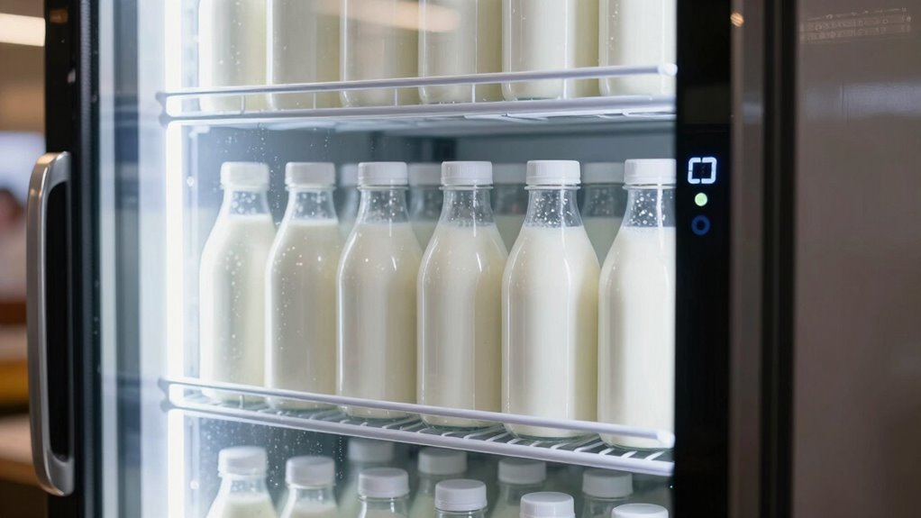 proper milk storage temperature