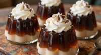 retro coffee jelly dessert