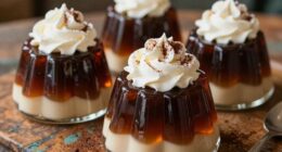 retro coffee jelly dessert
