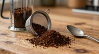 reusing french press grounds