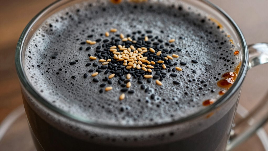 rich nutty toasted latte