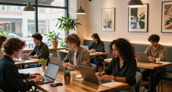 shared workspace coffee shops
