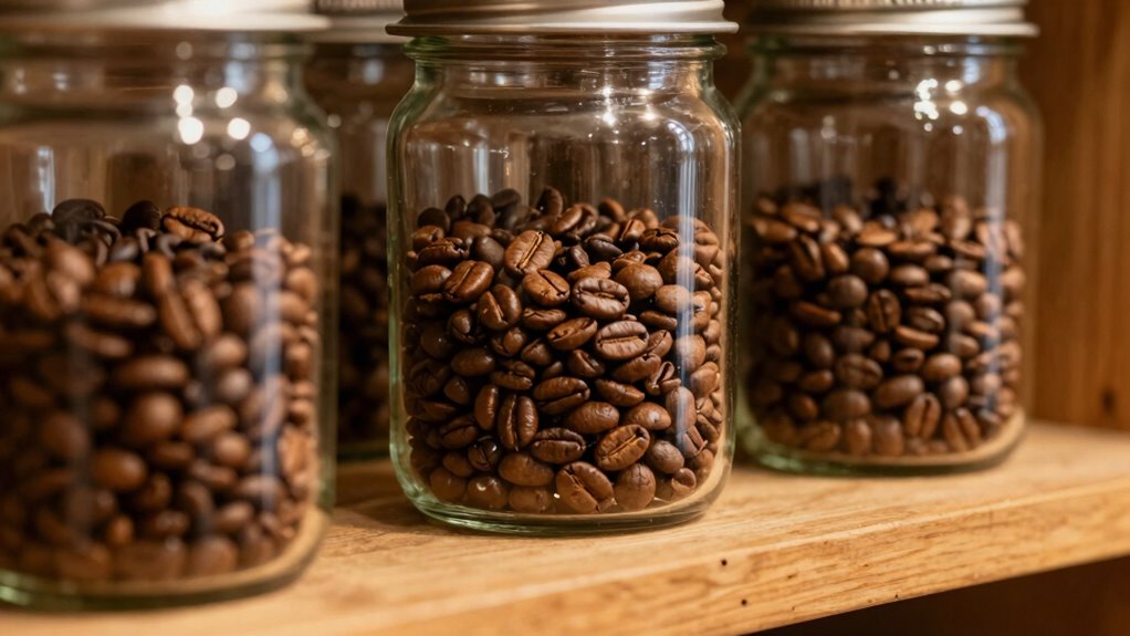 store beans in cool airtight