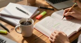 studying with coffee boost