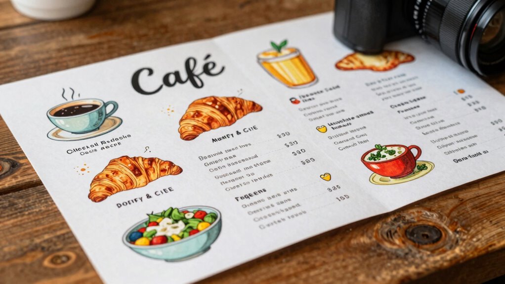 understanding caf menu symbols
