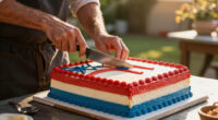 Martha's Giant Flag Cake Served 250 Guests—Here's How to Make It Yourself