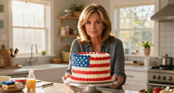 Martha Stewart Serves Huge American Flag Cake with 250 Pieces for Founding Father-Themed Party