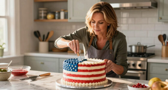 Martha Stewart Serves Huge American Flag Cake with 250 Pieces for Founding Father-Themed Party