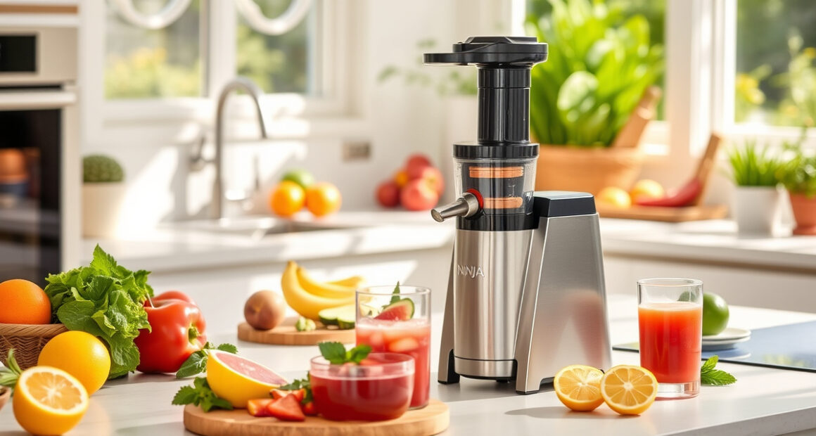 Refresh Your Summer with the Ninja NeverClog Cold Press Juicer