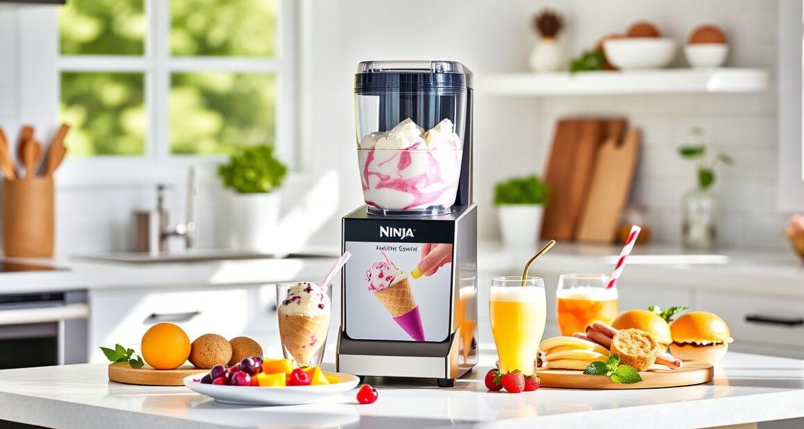 Make Delicious Summer Soft Serve with Ninja NC701 CREAMi Swirl