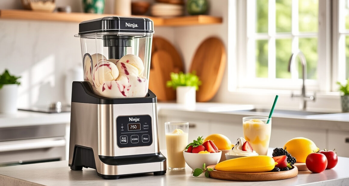 Make Delicious Summer Soft Serve with Ninja NC701 CREAMi Swirl