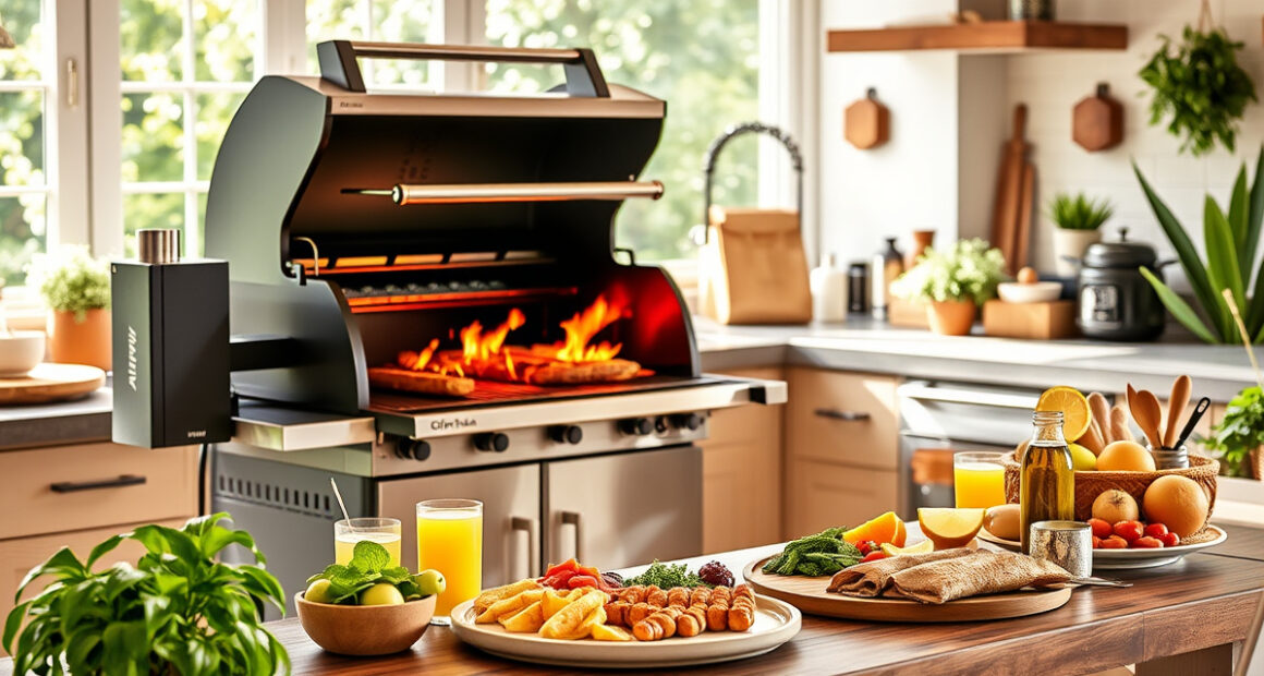 Master Summer BBQ with Ninja OG951 Woodfire Pro Connect Grill