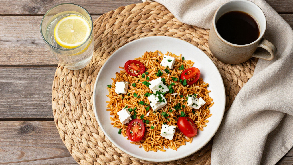 Crispy Rice Salad With Feta
