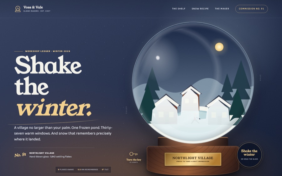 The Snow Globe Workshop — Miniature Winters, Bottled (FABLE/175)