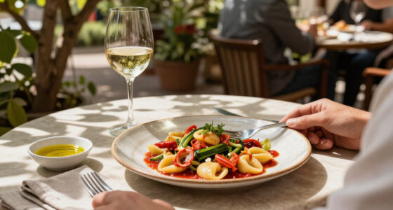 Fusilloni Con Gamberi Rossi E Zucchine