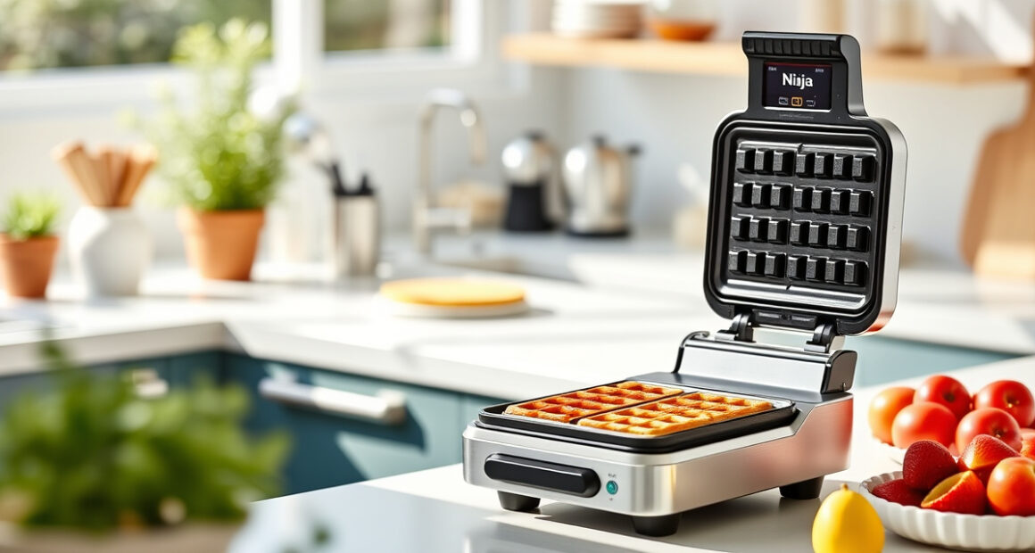 Ninja Belgian Waffle Maker Pro: Perfect Summer Waffles with Ease