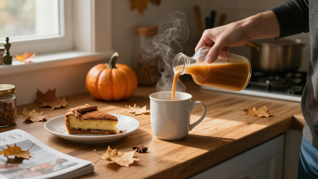 The Delicious New Coffee Creamer Tastes Just Like My All-Time Favorite Fall Dessert
