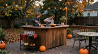 Wayfair's Selling A Cozy Outdoor Bar That's Perfect For Game Nights This Fall
