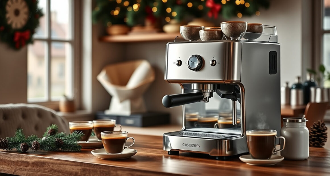 A Holiday-Ready Coffee Corner with the CASABREWS 3700